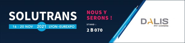 Dalis Pit Covers sera au salon SOLUTRANS à Lyon