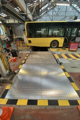 Dalis Pit Covers a procédé à l'installation d'une couverture de fosse pour un atelier d'entretien de bus
