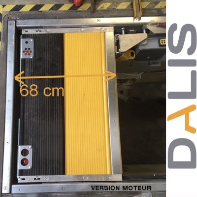 Cover his workshop pit with a motorized or manual system