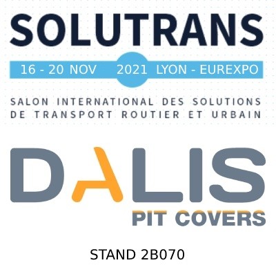 Dalis Pit Covers au salon SOLUTRANS de Lyon du 16 au 20 novembre