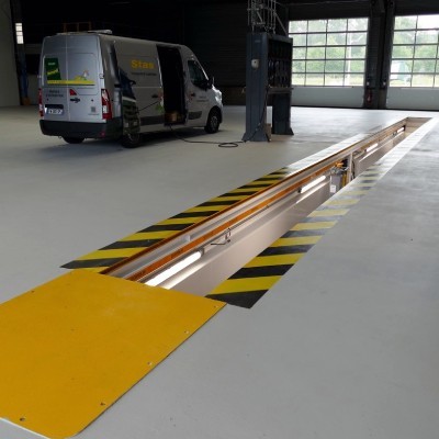 Création d’une fosse de garage préfabriquée en acier en France 