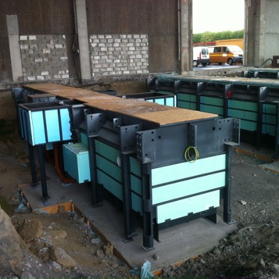 Installation de fosses préfabriquées et équipées à Tournai